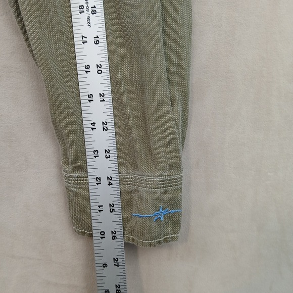 Ryan Michael XXL Mens Shirt Western Cowboy Silk Linen FLAWS 26x29 - Picture 13 of 16